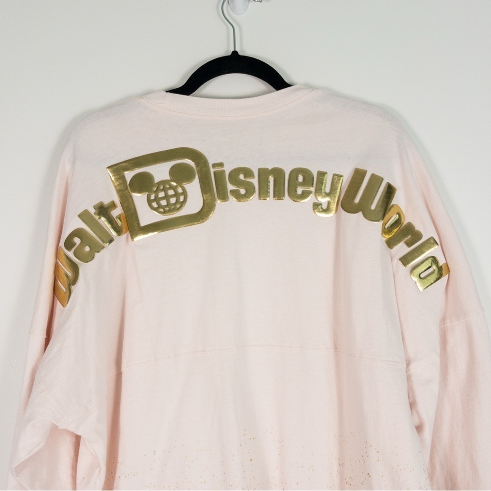 Walt Disney World Light Pink and Gold Long Sleeve Spirit Jersey - Picture 12 of 14